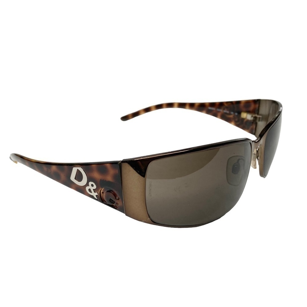 Dolce & Gabbana Tortoise Gloss & Silver DG6010 Non-RX Sunglasses & Travel Case - Picture 7 of 15